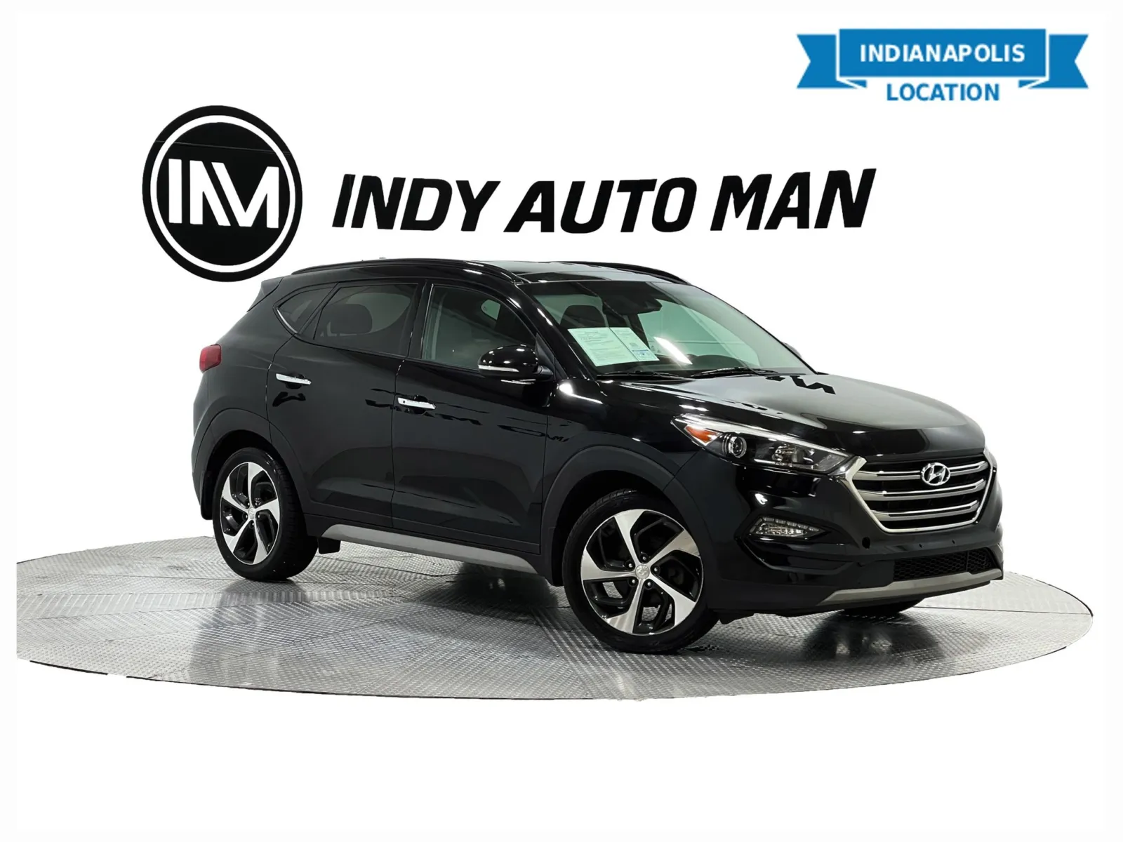 Black 2017 Hyundai Tucson Limited for sale in Indianapolis, IN