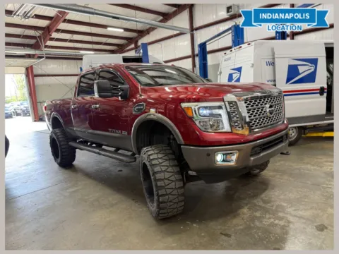 Red 2016 Nissan Titan XD Platinum Reserve for sale in Indianapolis, IN