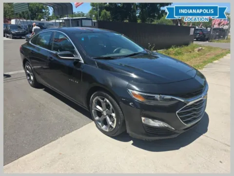 Black 2021 Chevrolet Malibu LT for sale in Indianapolis, IN
