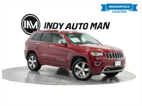Red 2015 Jeep Grand Cherokee Overland for sale in Indianapolis, IN