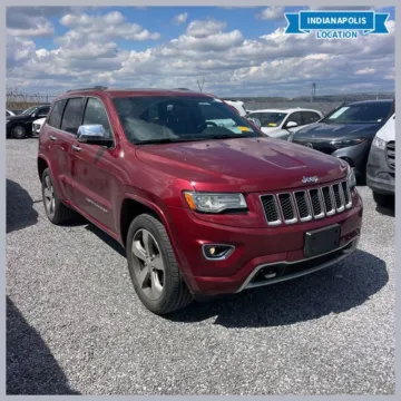 Red 2015 Jeep Grand Cherokee Overland for sale in Indianapolis, IN