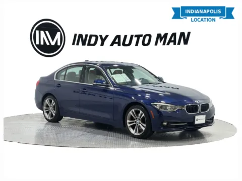 Blue 2017 BMW 3 Series 330i for sale in Indianapolis, IN