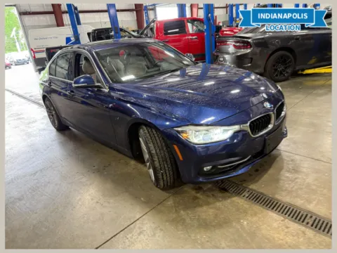 Blue 2017 BMW 3 Series 330i for sale in Indianapolis, IN