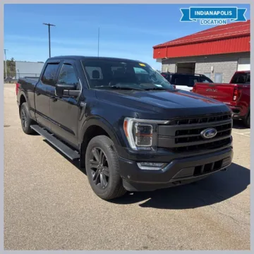 Black 2021 Ford F-150 Lariat for sale in Indianapolis, IN