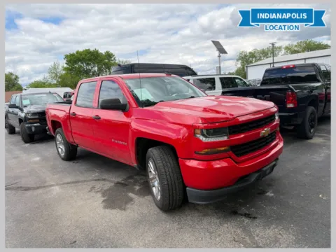 Red 2018 Chevrolet Silverado 1500 Custom for sale in Indianapolis, IN