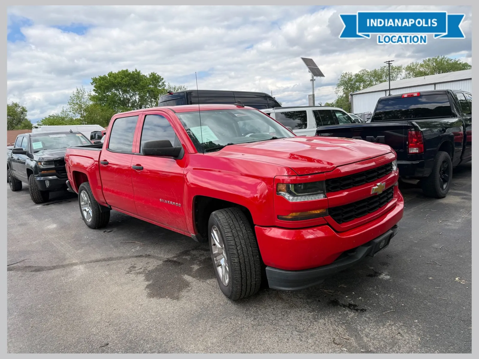 Red 2018 Chevrolet Silverado 1500 Custom for sale in Indianapolis, IN