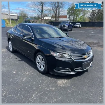 Black 2017 Chevrolet Impala LT 1LT for sale in Indianapolis, IN