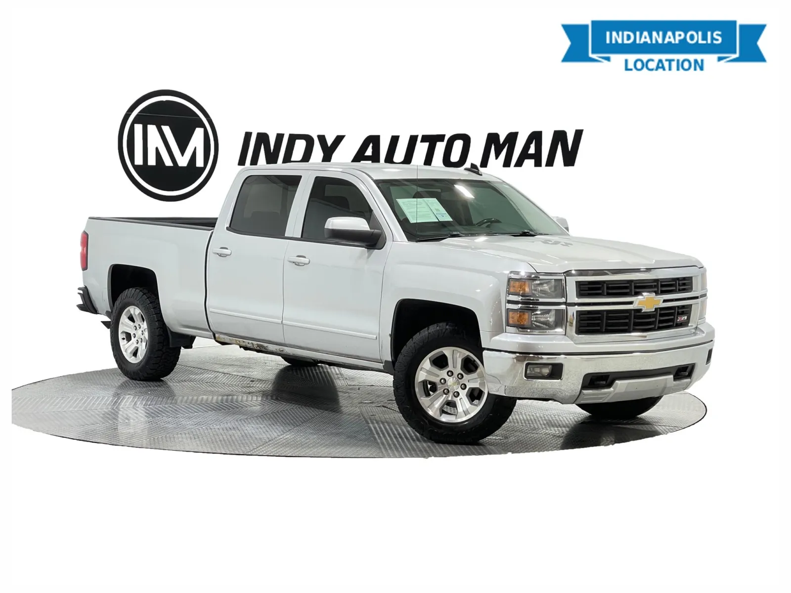 Silver 2015 Chevrolet Silverado 1500 LT for sale in Indianapolis, IN