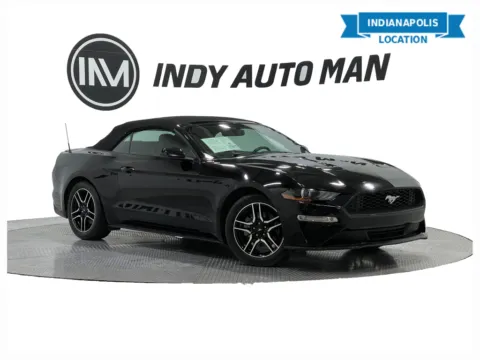 Black 2019 Ford Mustang EcoBoost Premium for sale in Indianapolis, IN