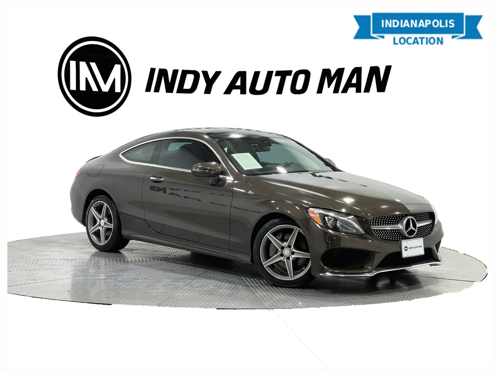 Brown 2017 Mercedes-Benz C-Class C 300 4MATIC for sale in Indianapolis, IN