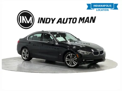 Black 2017 BMW 3 Series 330e iPerformance for sale in Indianapolis, IN