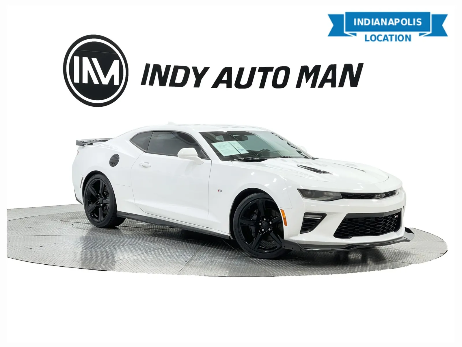 White 2018 Chevrolet Camaro SS 2SS for sale in Indianapolis, IN
