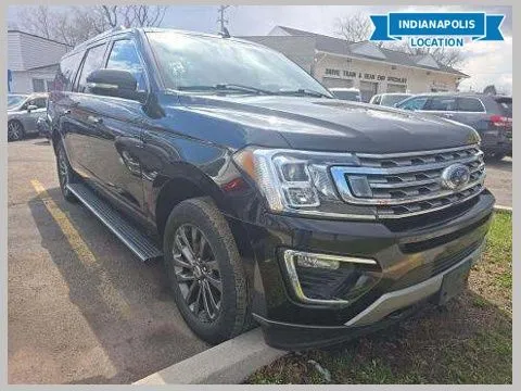Black 2021 Ford Expedition Max Limited for sale in Indianapolis, IN