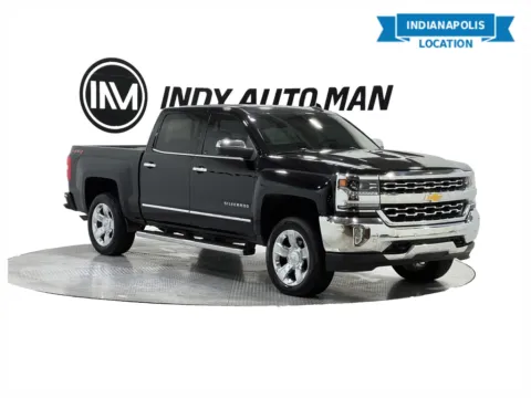 Black 2018 Chevrolet Silverado 1500 LTZ 1LZ for sale in Indianapolis, IN