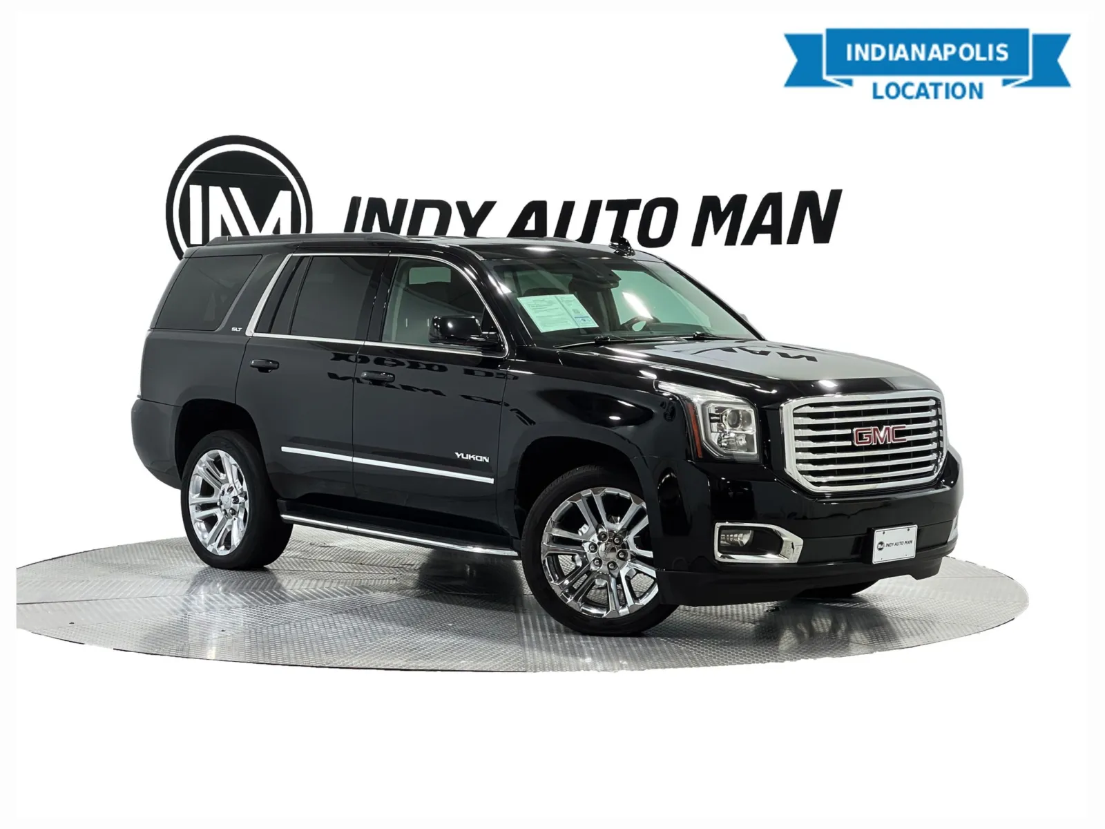 Black 2019 GMC Yukon SLT for sale in Indianapolis, IN