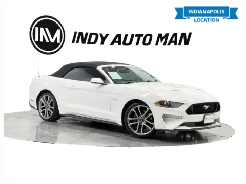 White 2018 Ford Mustang GT Premium for sale in Indianapolis, IN