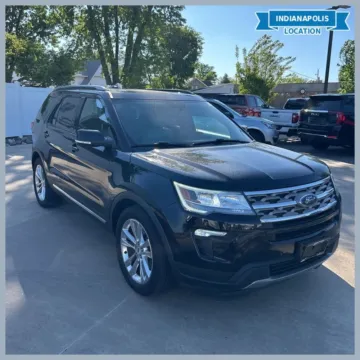 Black 2018 Ford Explorer XLT for sale in Indianapolis, IN