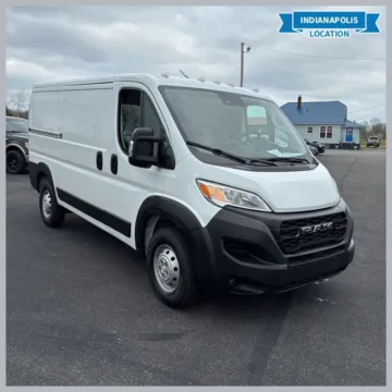 White 2023 Ram ProMaster 1500 Low Roof 136 WB for sale in Indianapolis, IN