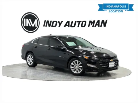 Black 2021 Chevrolet Malibu LT for sale in Indianapolis, IN