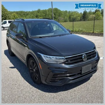 Black 2022 Volkswagen Tiguan 2.0T SE R-Line Black for sale in Indianapolis, IN
