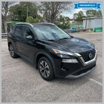 Black 2022 Nissan Rogue SV for sale in Indianapolis, IN
