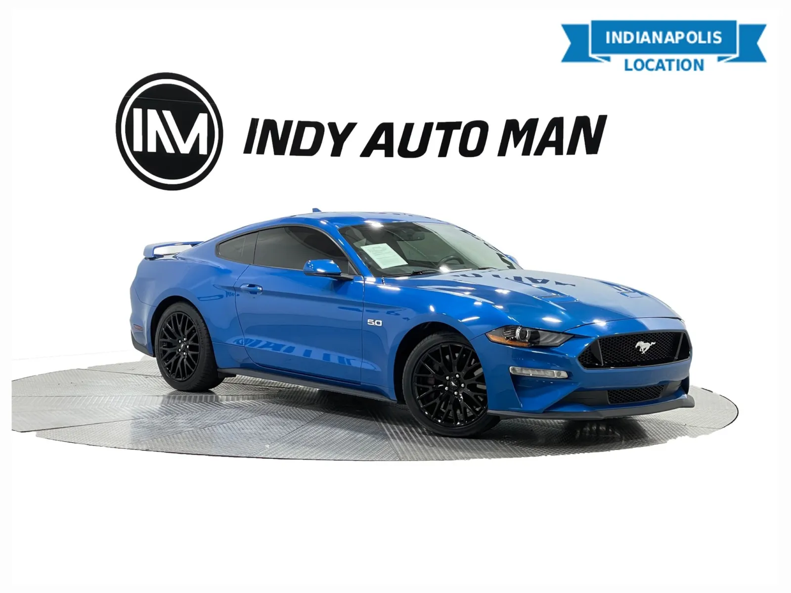 Blue 2020 Ford Mustang GT for sale in Indianapolis, IN