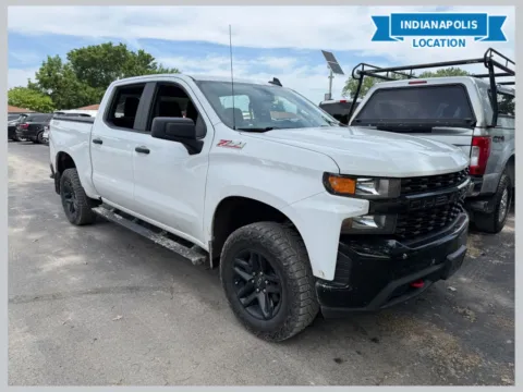 White 2021 Chevrolet Silverado 1500 Custom Trail Boss for sale in Indianapolis, IN