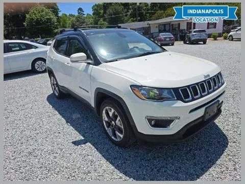 White 2019 Jeep Compass Limited for sale in Indianapolis, IN