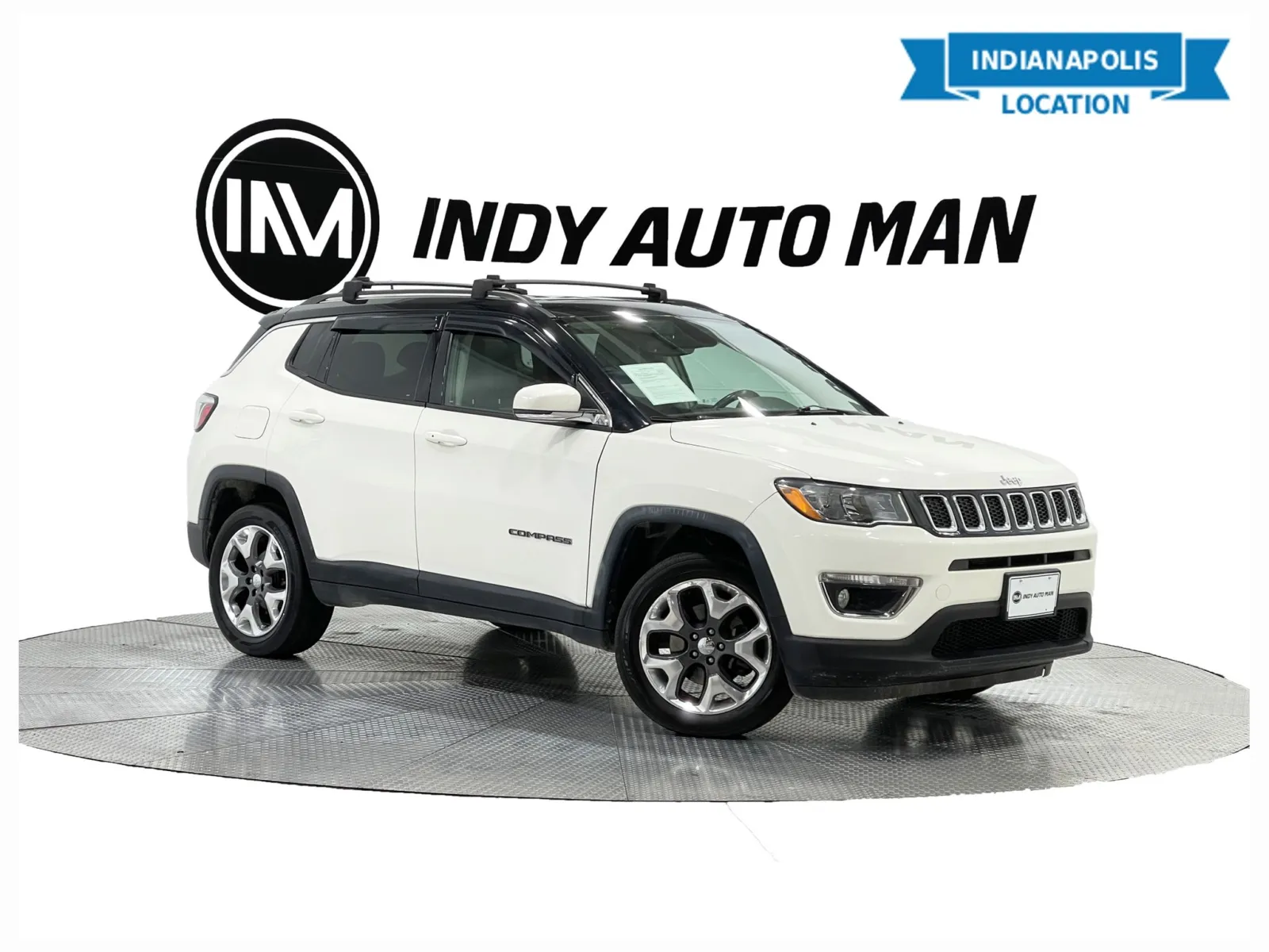 White 2019 Jeep Compass Limited for sale in Indianapolis, IN