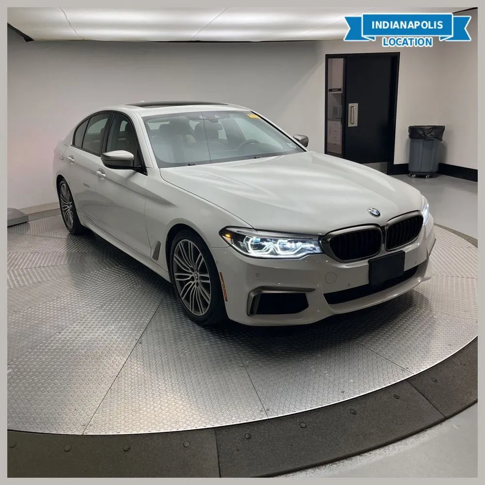 White 2018 BMW 5 Series M550i xDrive for sale in Indianapolis, IN