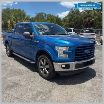 Blue 2016 Ford F-150 XLT for sale in Indianapolis, IN