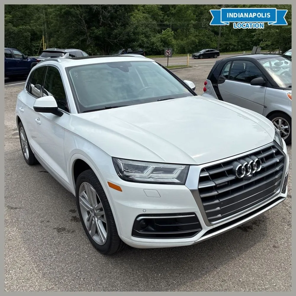 White 2018 Audi Q5 2.0T Premium quattro for sale in Indianapolis, IN