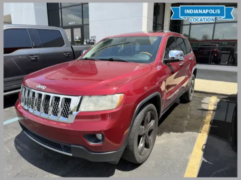 Red 2013 Jeep Grand Cherokee Overland for sale in Indianapolis, IN