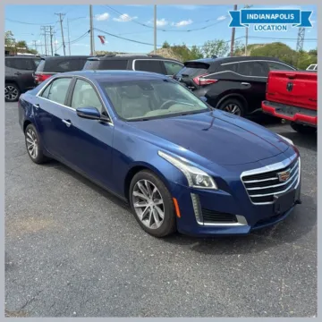 Blue 2016 Cadillac CTS 2.0L Turbo Luxury for sale in Indianapolis, IN