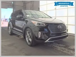 Black 2018 Hyundai Santa Fe Limited Ultimate for sale in Indianapolis, IN