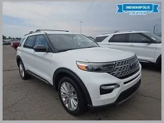 White 2020 Ford Explorer Limited for sale in Indianapolis, IN
