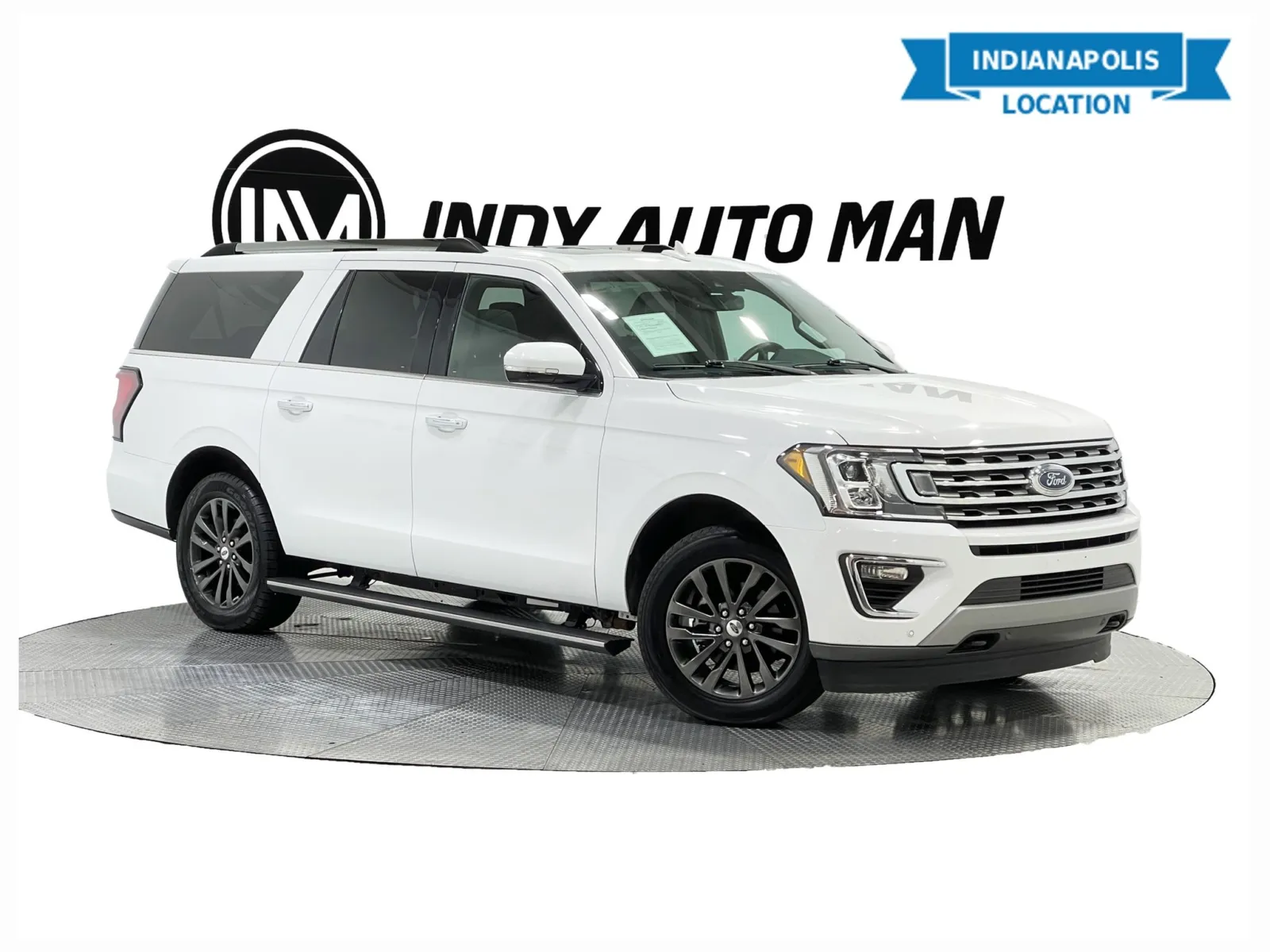 White 2021 Ford Expedition Max Limited for sale in Indianapolis, IN