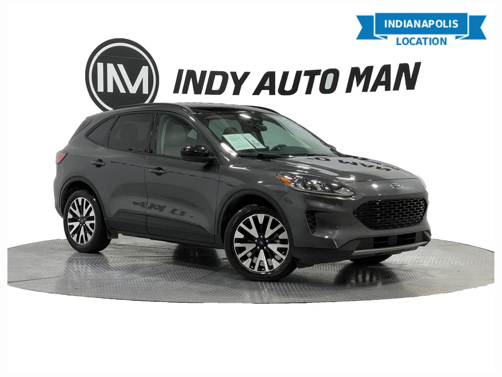 Gray 2020 Ford Escape Hybrid SE Sport for sale in Indianapolis, IN