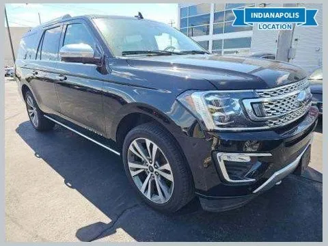 Black 2021 Ford Expedition Max Platinum for sale in Indianapolis, IN