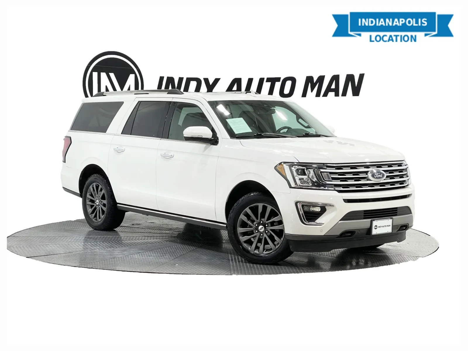 White 2021 Ford Expedition Max Limited for sale in Indianapolis, IN