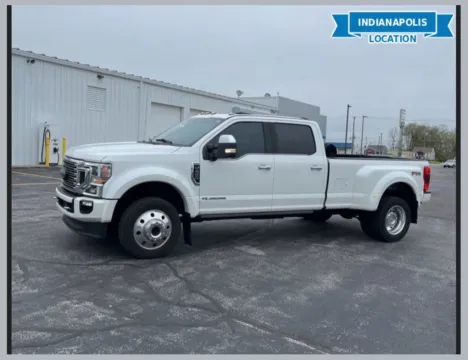 White 2020 Ford F-450SD Platinum for sale in Indianapolis, IN