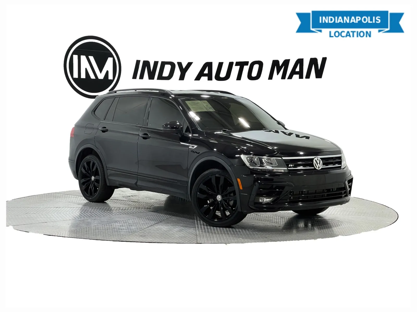Black 2021 Volkswagen Tiguan 2.0T SE R-Line Black for sale in Indianapolis, IN