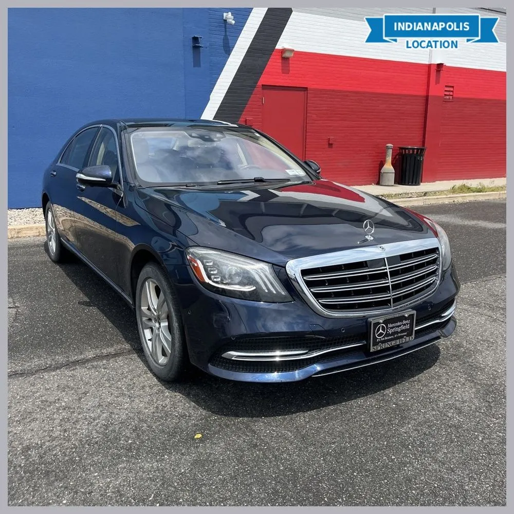 Blue 2018 Mercedes-Benz S-Class S 450 4MATIC for sale in Indianapolis, IN