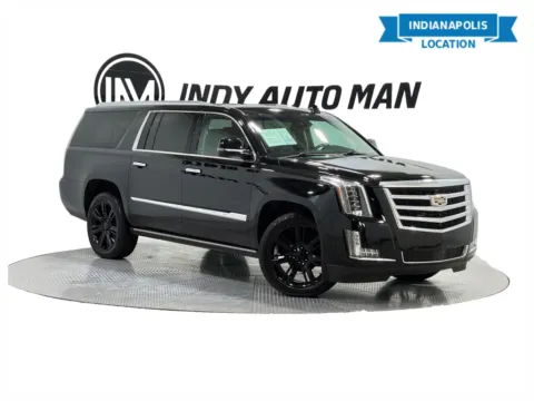 Black 2018 Cadillac Escalade ESV Premium for sale in Indianapolis, IN