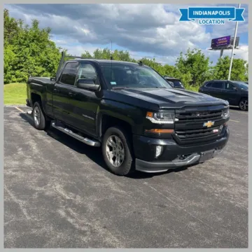 Black 2017 Chevrolet Silverado 1500 LT LT2 for sale in Indianapolis, IN