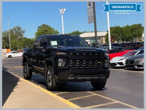 Black 2022 Chevrolet Silverado 2500HD Custom for sale in Indianapolis, IN