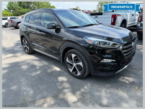 Black 2017 Hyundai Tucson Limited for sale in Indianapolis, IN