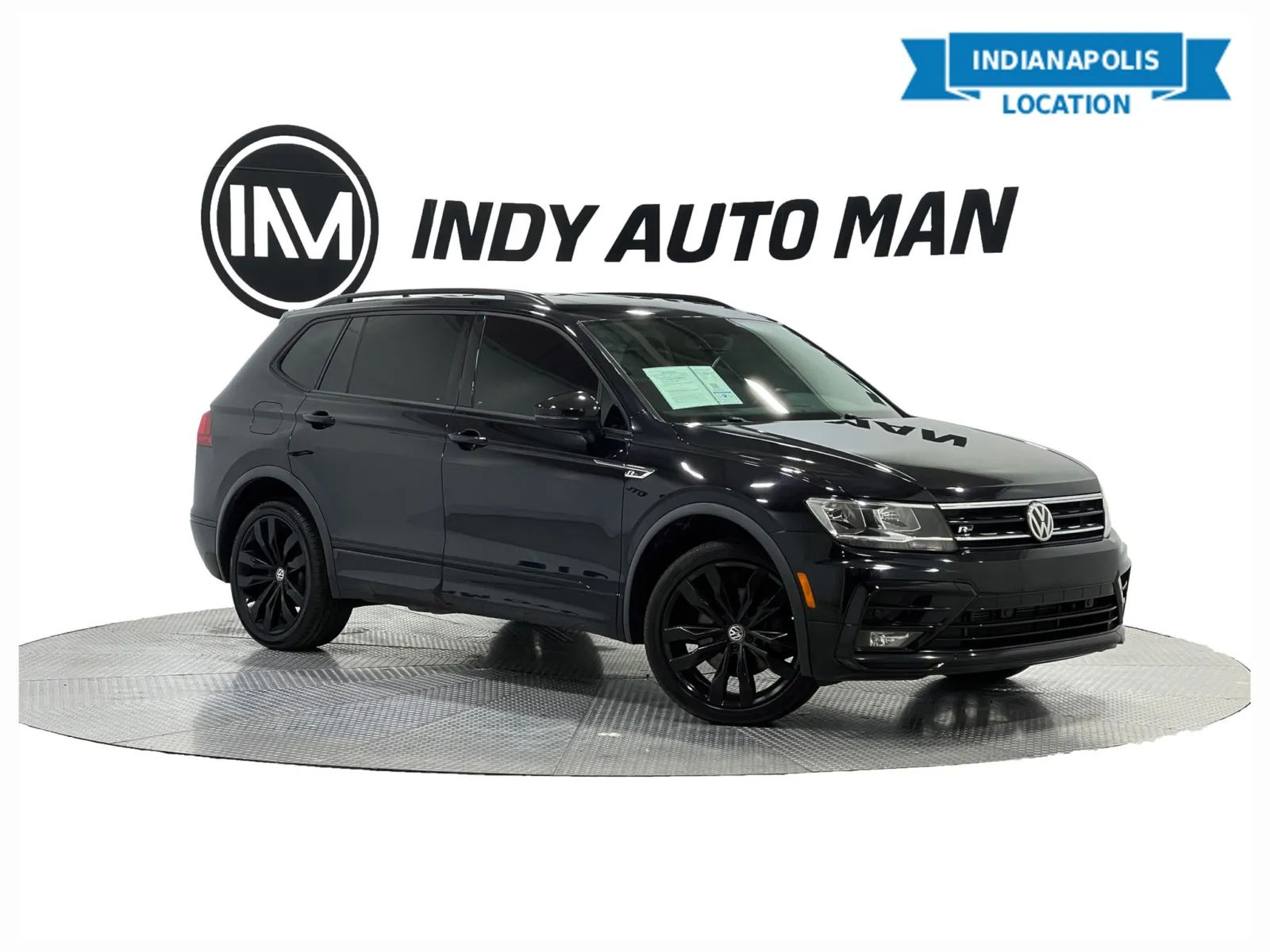 Black 2021 Volkswagen Tiguan 2.0T SE R-Line Black for sale in Indianapolis, IN