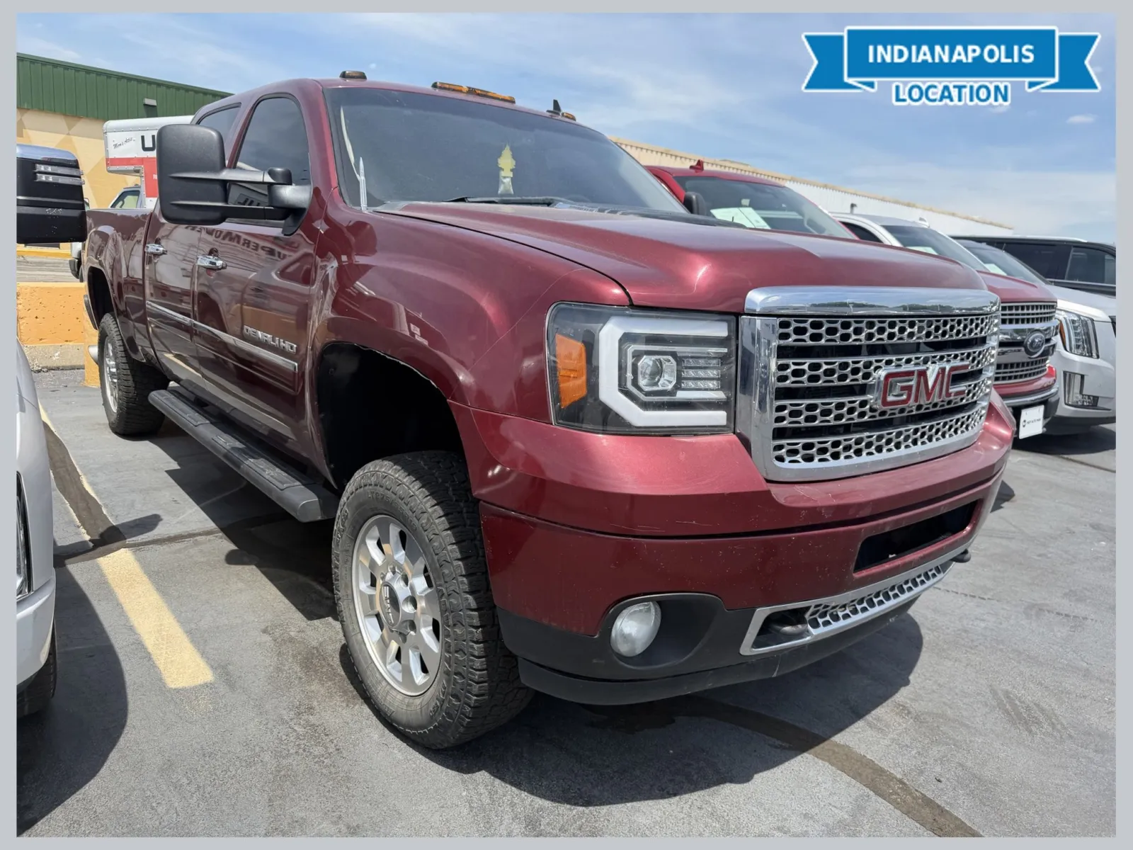 Red 2013 GMC Sierra 2500HD Denali for sale in Indianapolis, IN