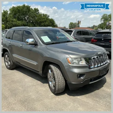 Gray 2012 Jeep Grand Cherokee Overland for sale in Indianapolis, IN